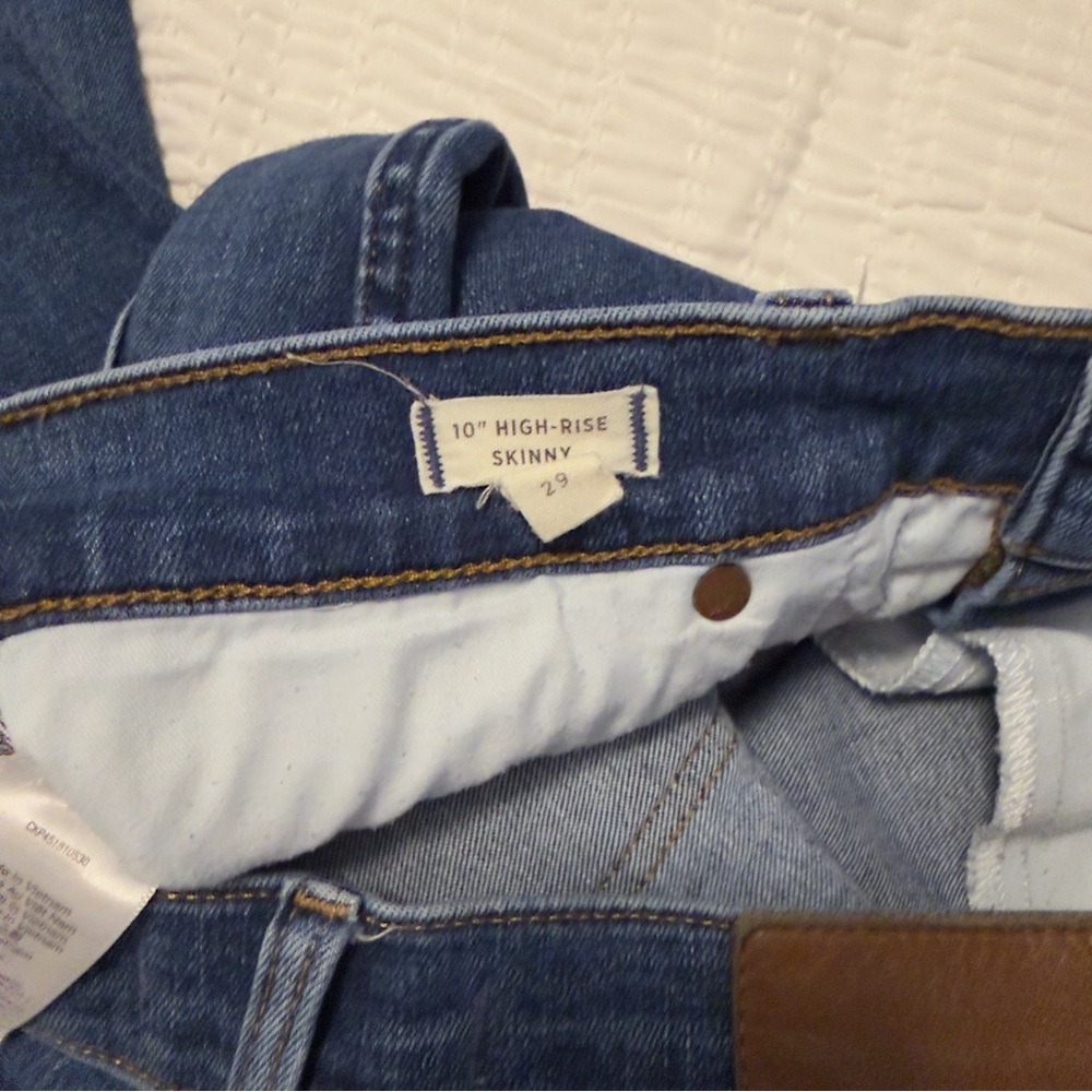Madewell 10” High-Rise Skinny Women's Jeans size 29 - Picture 3 of 3